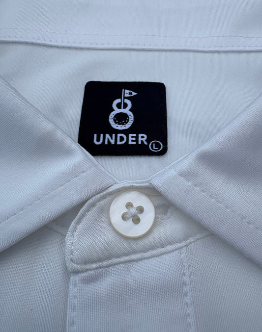 Eightunder White Golf Polo