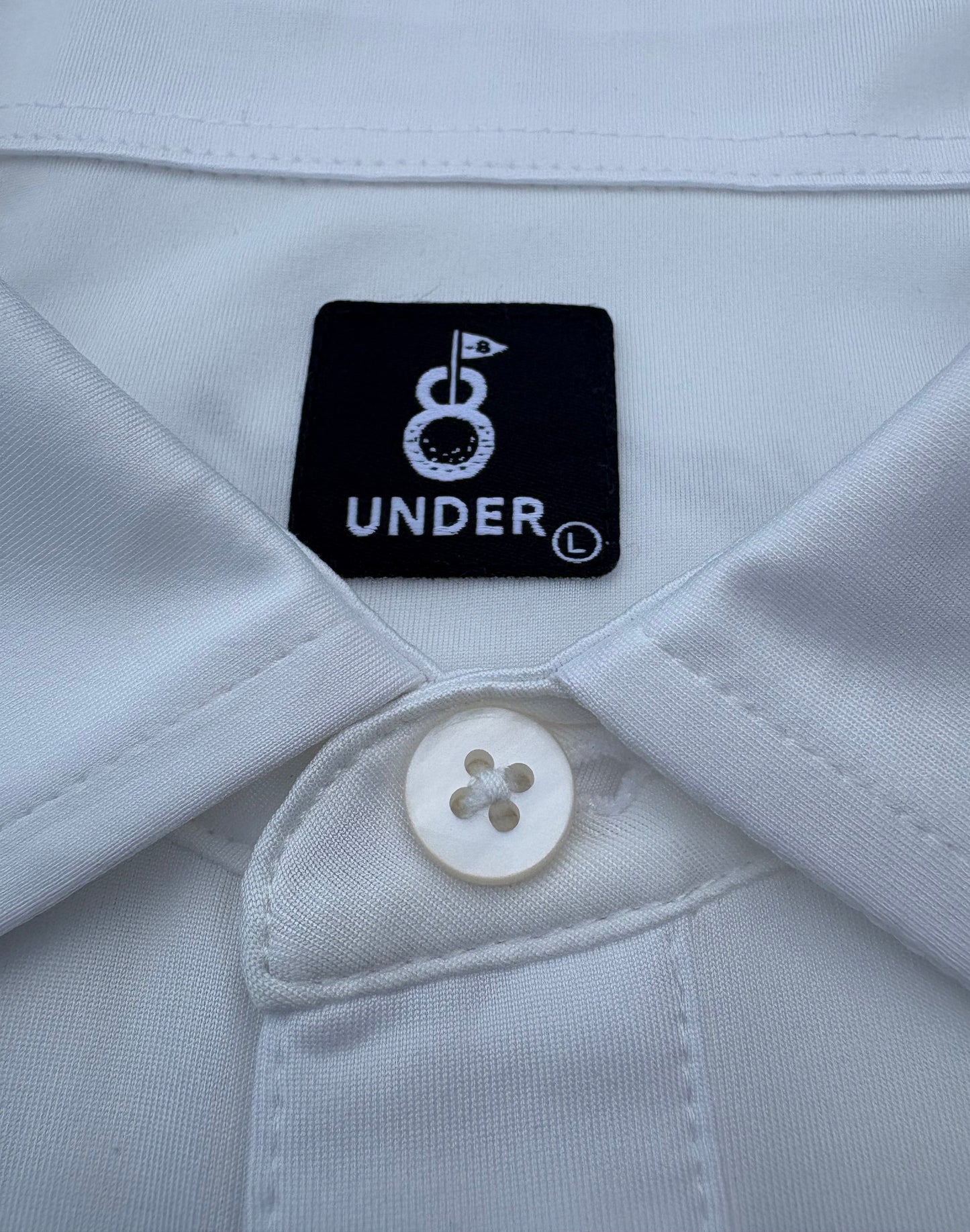 Eightunder White Golf Polo