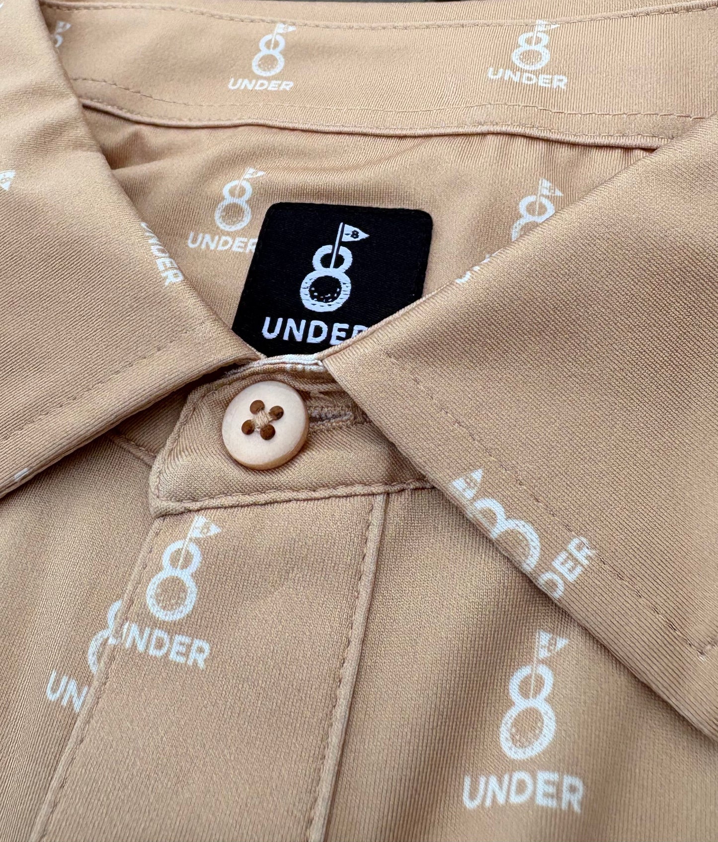 Eightunder Tan “Logo” Polo