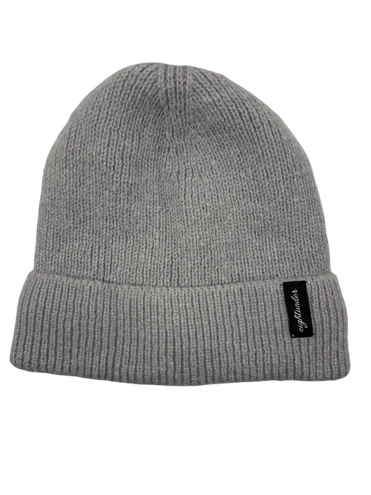 Smoke Gray Winter Beanie