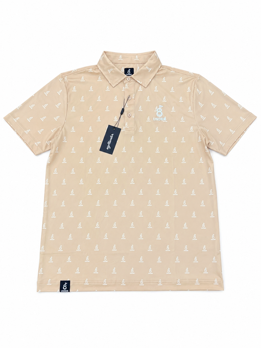 Eightunder Tan “Logo” Polo